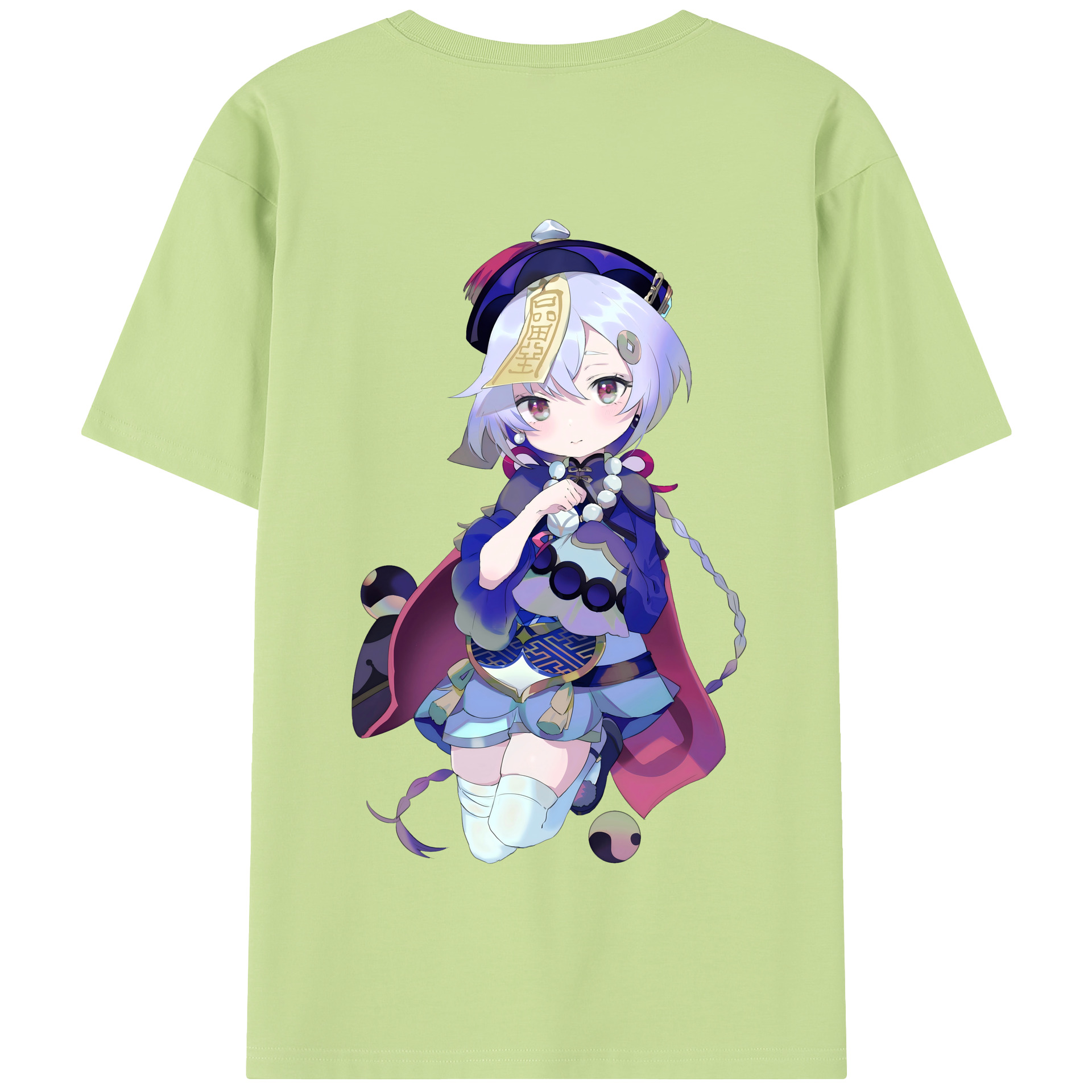 げんし神 七七 なな  genshin Nana 綿100％半袖Tシャツ（背面プリント）